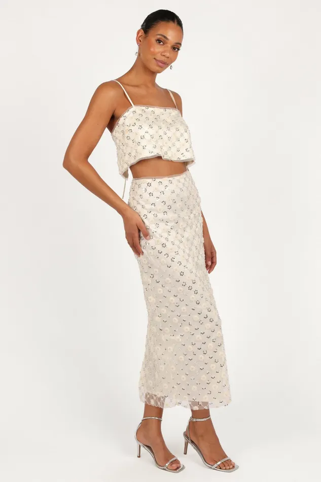 Bottega Two Piece Set Cream Matching Sets Petal and Pup Women