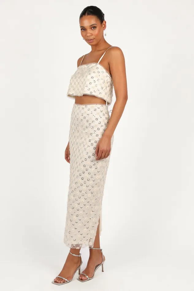 Bottega Two Piece Set Cream Matching Sets Petal and Pup Women