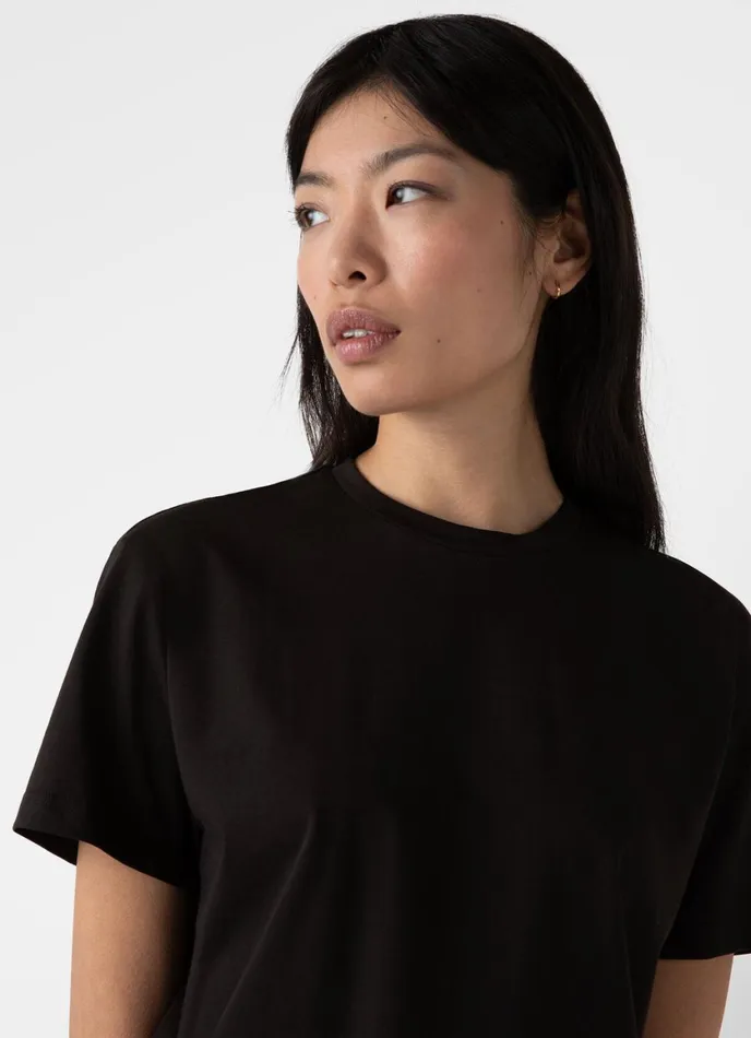 Boy Fit Tshirt Coffee Women SUNSPEL Tshirts and Tops