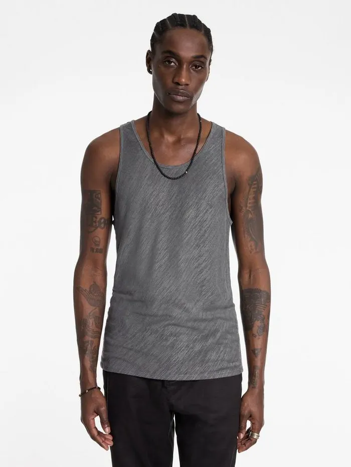 BROOME TANK Grey Stone Men John Varvatos TShirts