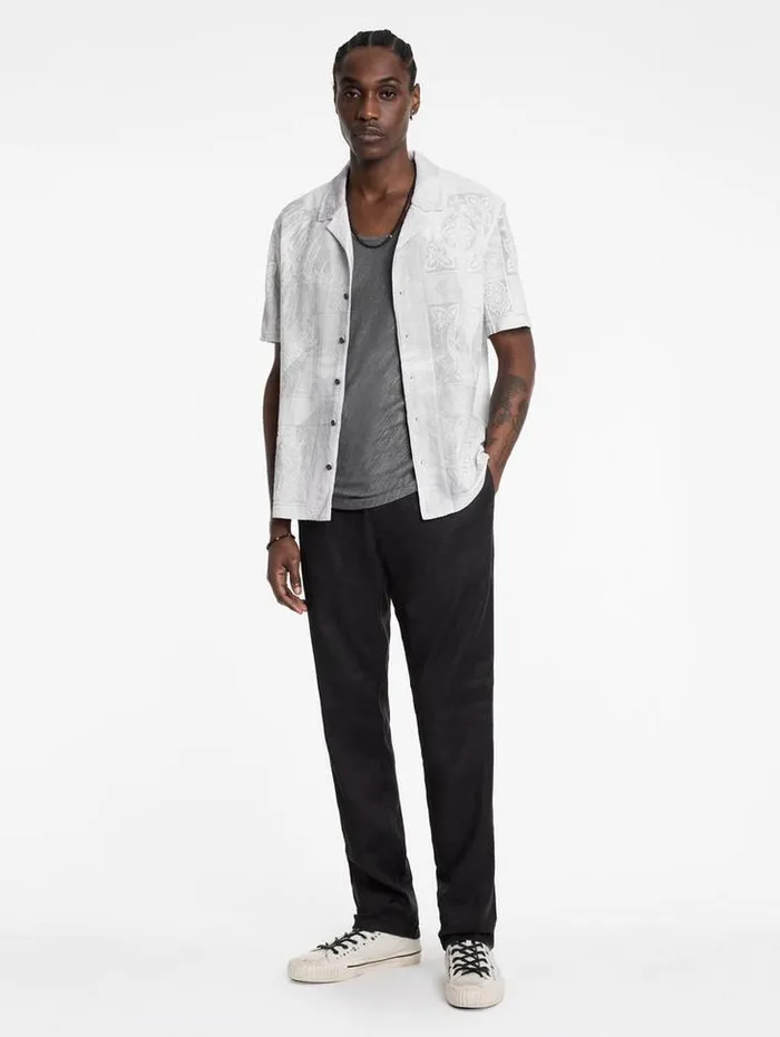 BROOME TANK Grey Stone Men John Varvatos TShirts