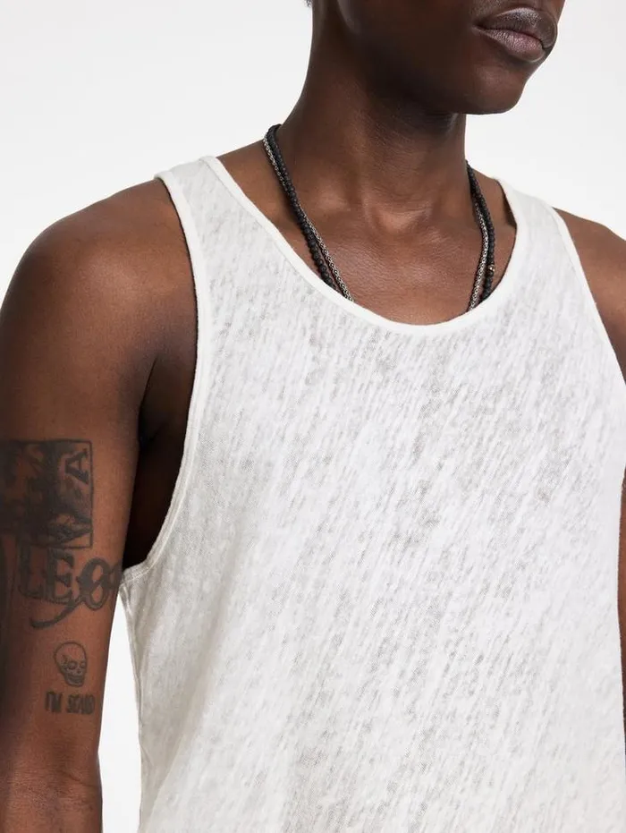 BROOME TANK White Men John Varvatos TShirts