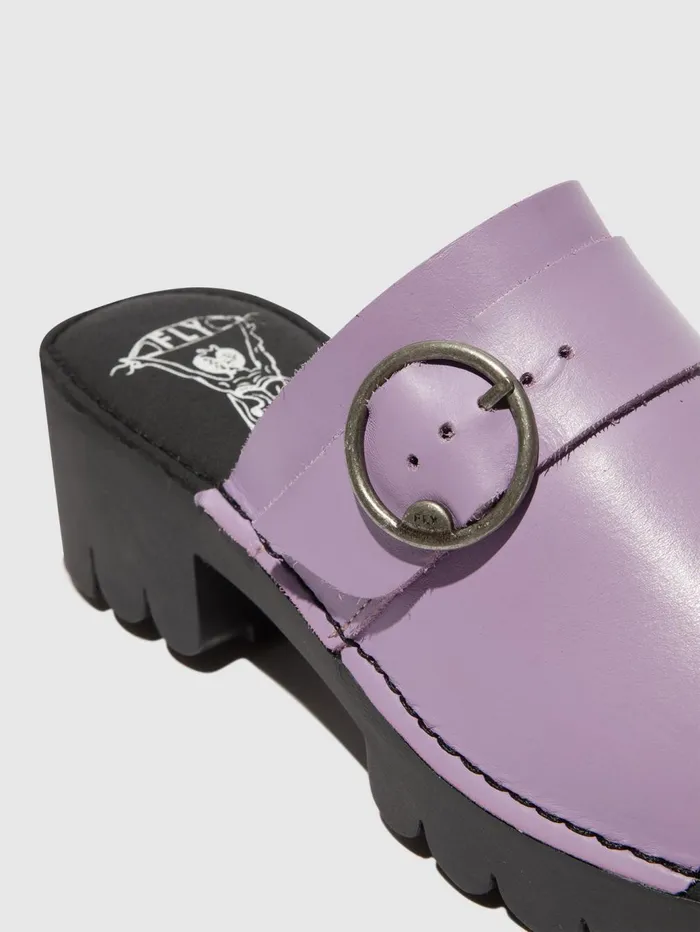 Buckle Mules EPLE519FLY VIOLET Women Fly London Mules