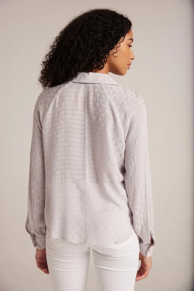 Button Down Women Bella Dahl Round Hem Bishop Sleeve Shirt 8211 Silver Pearl Button Down Women Bella Dahl Round Hem Bishop Sleeve Shirt 8211 Silver Pearl