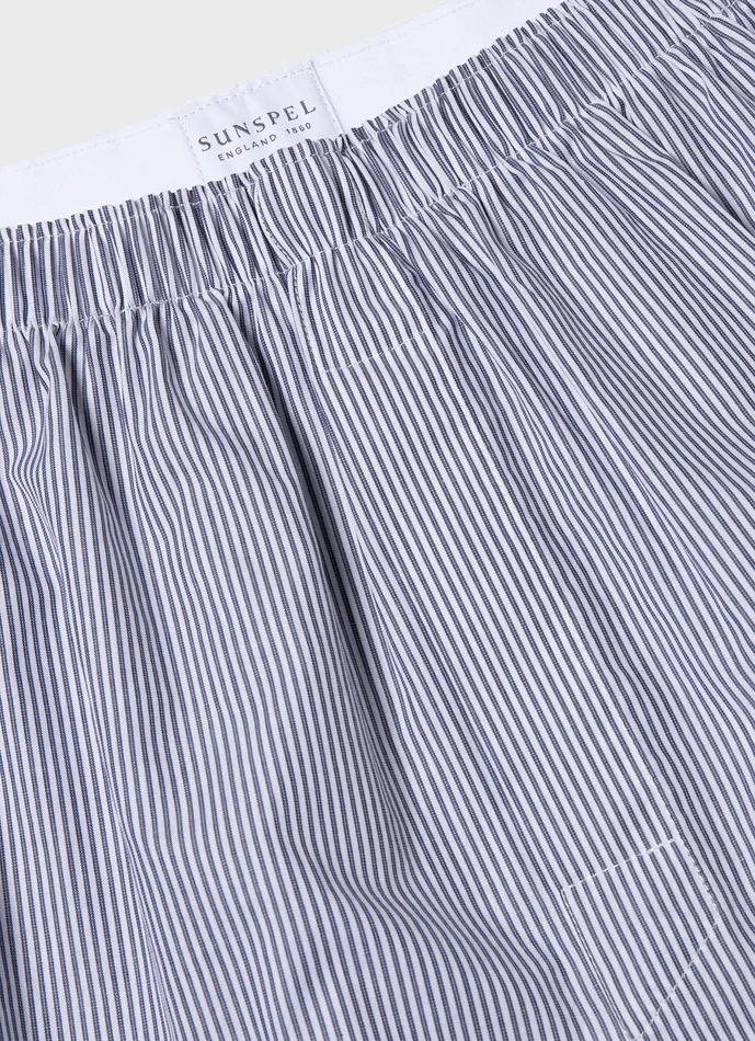 Buy More and Save Classic Boxer Shorts WhiteNavy Pinstripe 8211 ussunspel Men Buy More and Save Classic Boxer Shorts WhiteNavy Pinstripe 8211 ussunspel Men