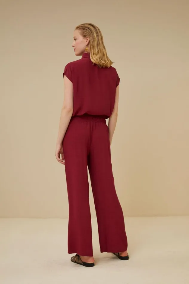 ByBar Blouses Vrouwelijk Kiek Viscose Top Grenache ByBar Blouses Vrouwelijk Kiek Viscose Top Grenache