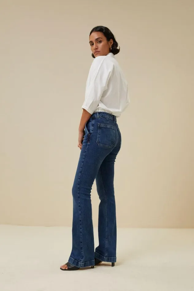 ByBar Broeken Vrouwelijk Leila Pant T Denim Denim ByBar Broeken Vrouwelijk Leila Pant T Denim Denim
