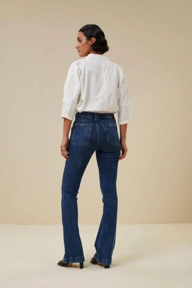 ByBar Broeken Vrouwelijk Leila Pant T Denim Denim ByBar Broeken Vrouwelijk Leila Pant T Denim Denim