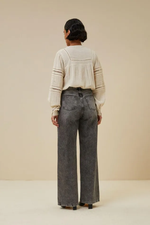 ByBar Broeken Vrouwelijk Lina Pant Dark Grey ByBar Broeken Vrouwelijk Lina Pant Dark Grey
