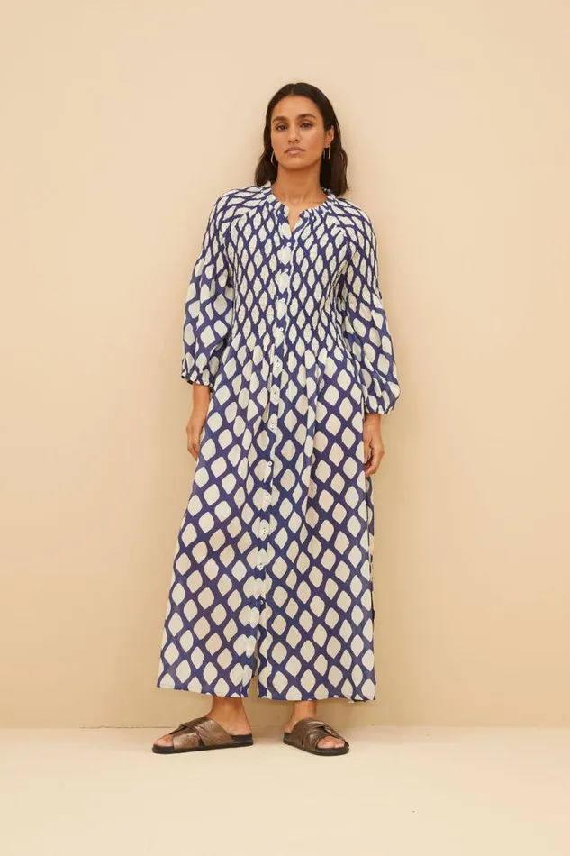 ByBar Jurken Vrouwelijk Loulou Balu Dress Balu Print ByBar Jurken Vrouwelijk Loulou Balu Dress Balu Print