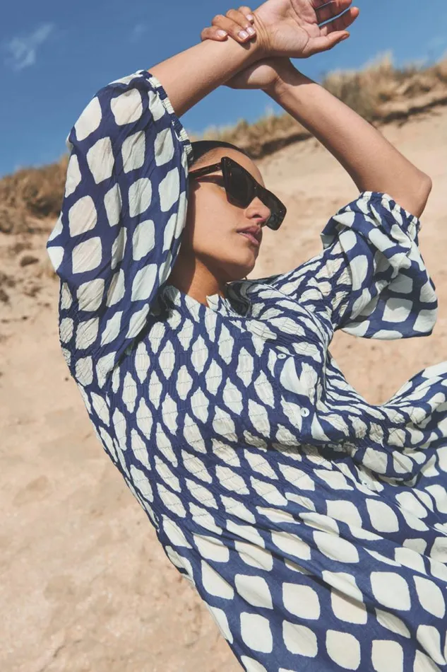 ByBar Jurken Vrouwelijk Loulou Balu Dress Balu Print ByBar Jurken Vrouwelijk Loulou Balu Dress Balu Print