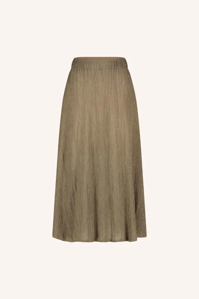 ByBar Rokken Vrouwelijk Juta Lurex Skirt Gold
