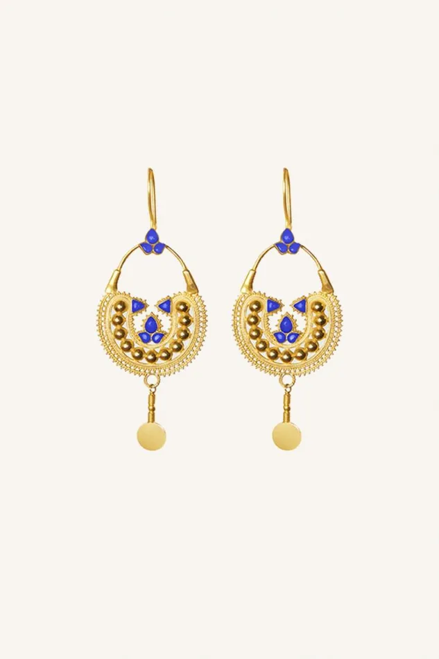 ByBar Sieraden Vrouwelijk Pd Art Earring Blue ByBar Sieraden Vrouwelijk Pd Art Earring Blue
