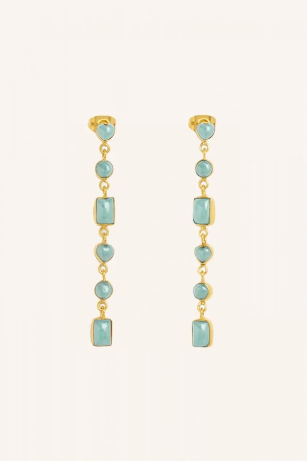 ByBar Sieraden Vrouwelijk Pd Nolan Earring Ocean ByBar Sieraden Vrouwelijk Pd Nolan Earring Ocean
