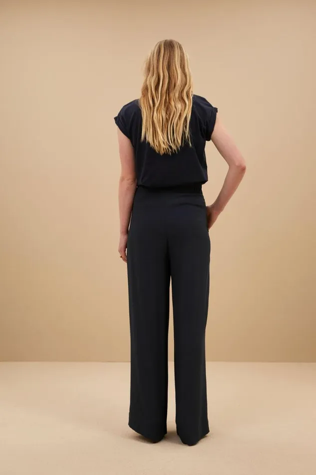 ByBar Tops and Shirts Vrouwelijk Thelma Salut Top Midnight ByBar Tops and Shirts Vrouwelijk Thelma Salut Top Midnight