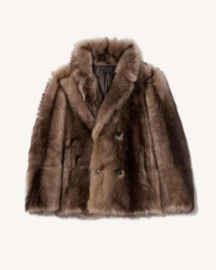 CAPUCINE SHEARLING JACKET Brown Women Nili Lotan Coats and Outerwear