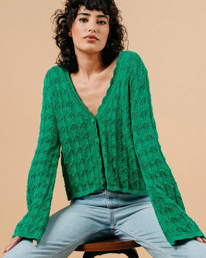 CARDIGAN VERT MAEVA Shop Grace and Mila Cardigans