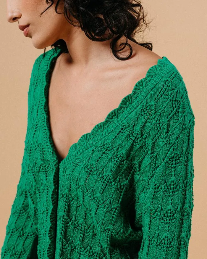 CARDIGAN VERT MAEVA Shop Grace and Mila Cardigans