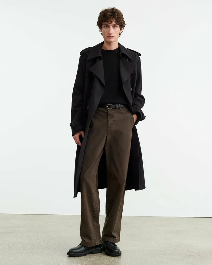 CARSEN PANT Dark Brown Men Nili Lotan Pants and Shorts
