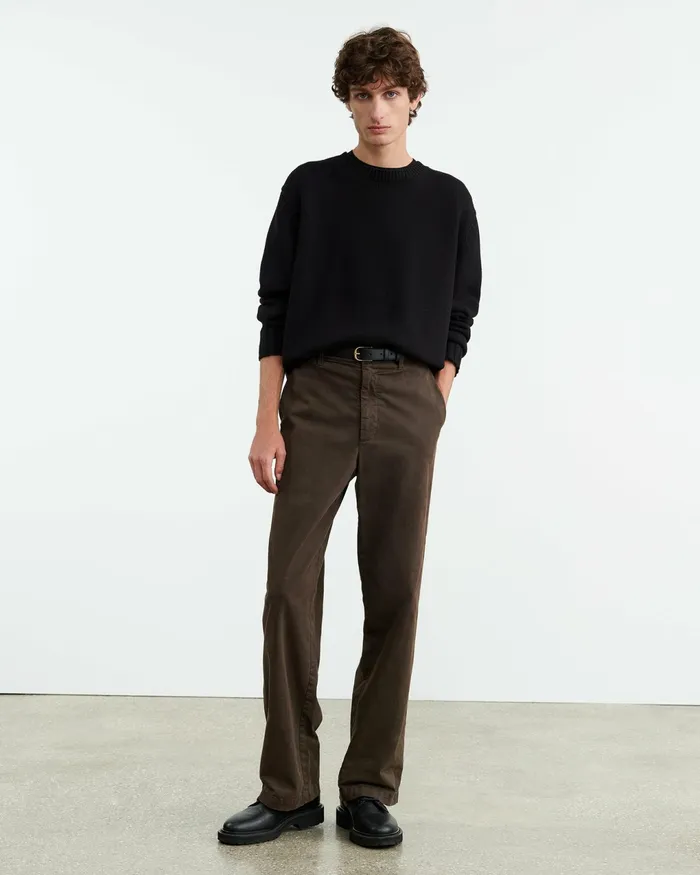 CARSEN PANT Dark Brown Men Nili Lotan Pants and Shorts