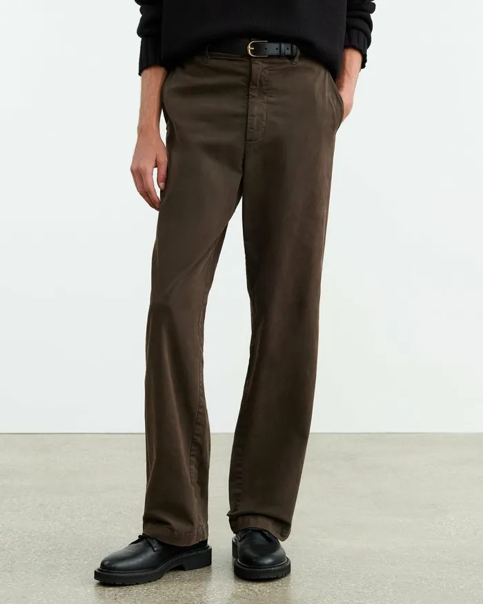 CARSEN PANT Dark Brown Men Nili Lotan Pants and Shorts