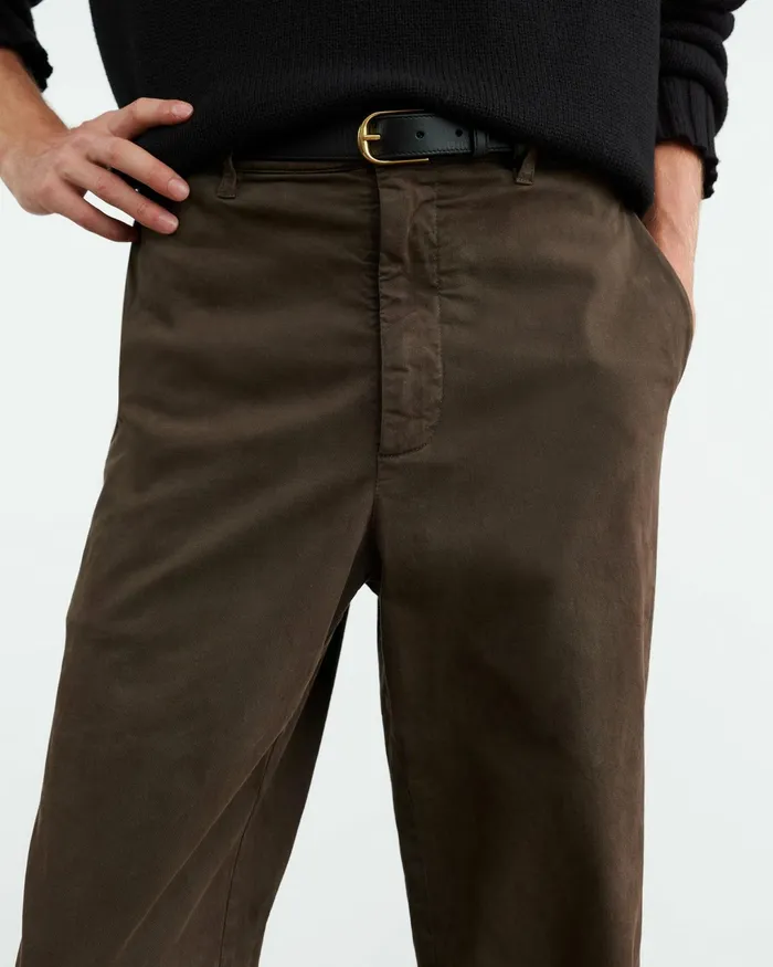 CARSEN PANT Dark Brown Men Nili Lotan Pants and Shorts