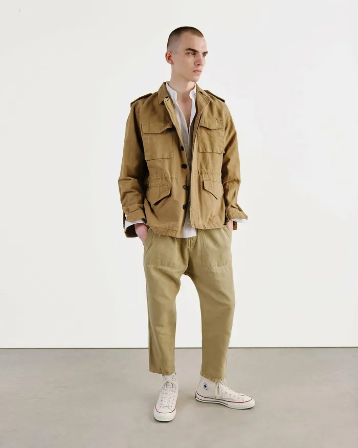 CHARLIE JACKET Uniform Green Men Nili Lotan Jackets and Coats