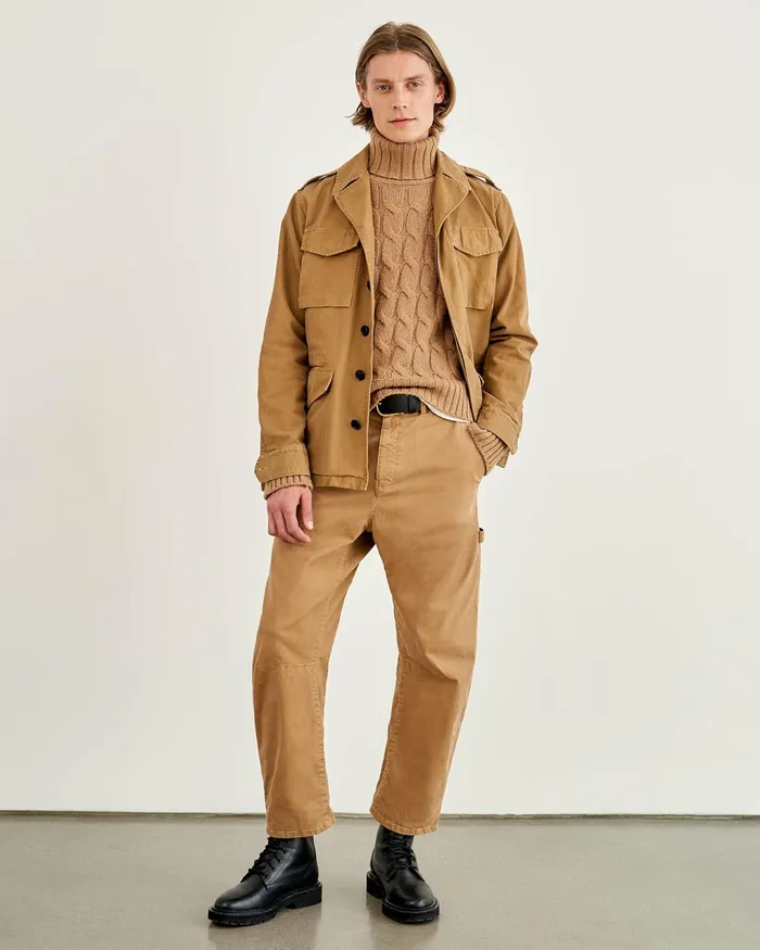 CHARLIE JACKET Uniform Green Men Nili Lotan Jackets and Coats