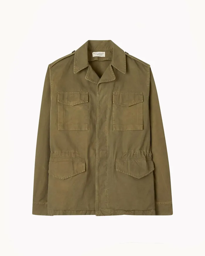 CHARLIE JACKET Uniform Green Men Nili Lotan Jackets and Coats