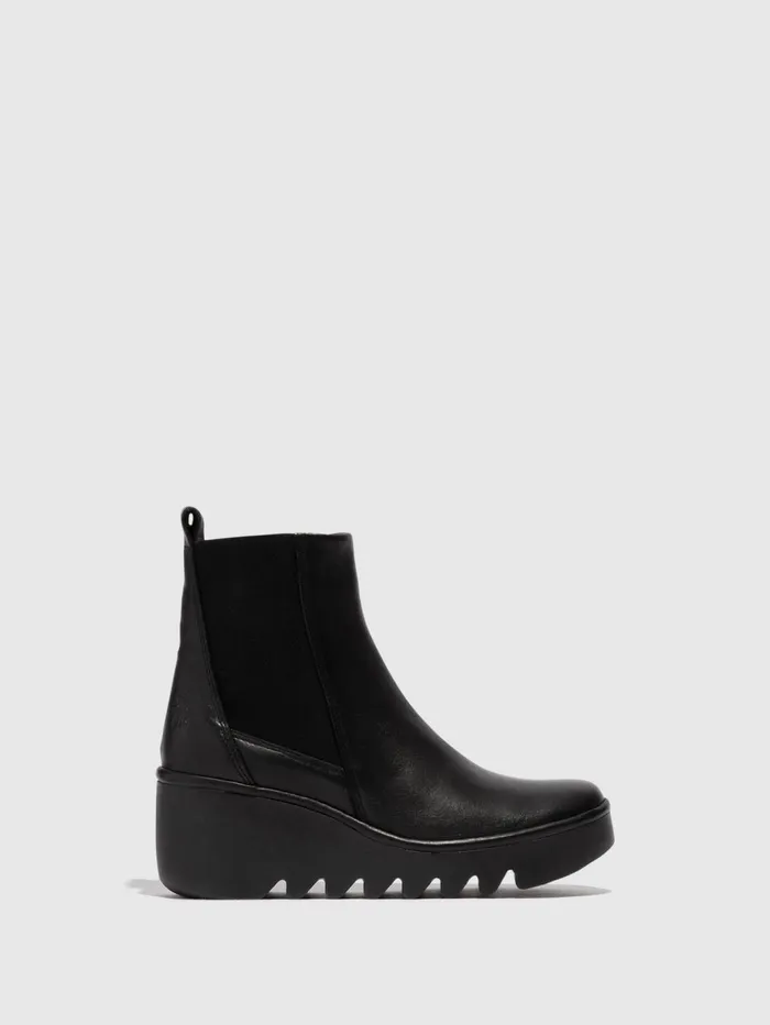 Chelsea Ankle Boots BAGU233FLY BLACK Women Fly London Ankle Boots