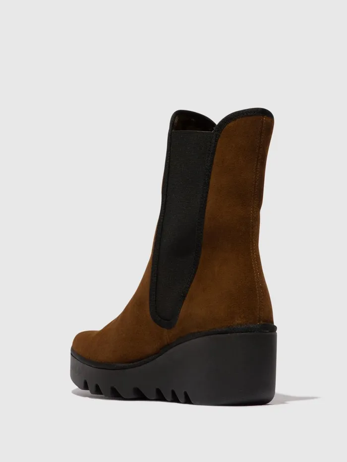 Chelsea Ankle Boots BYRO395FLY CAMEL Women Fly London Ankle Boots