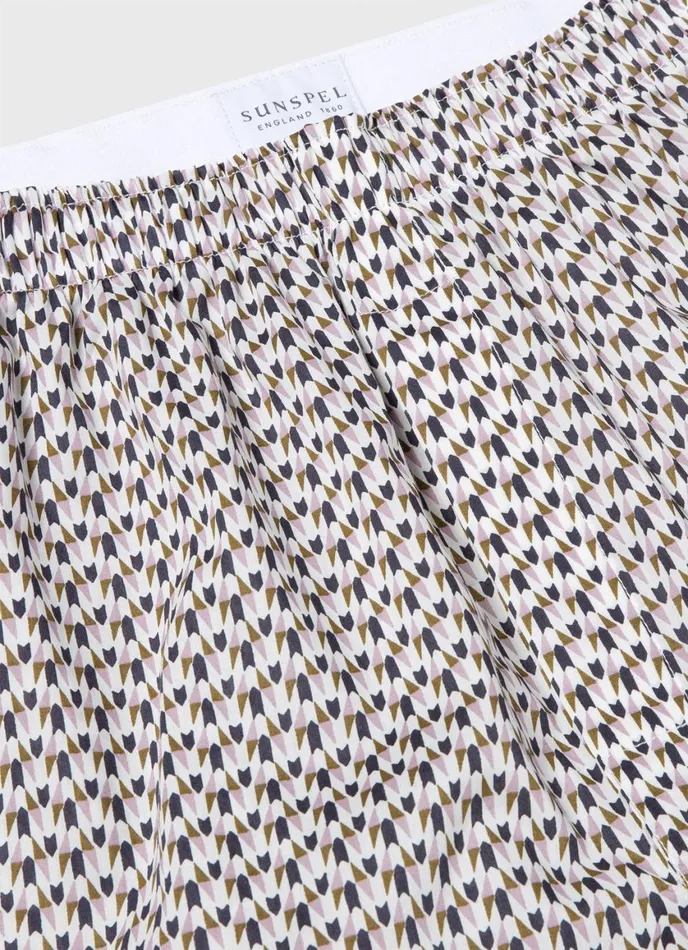 Classic Boxer Shorts In Liberty Fabric Hector Men SUNSPEL Boxer Shorts