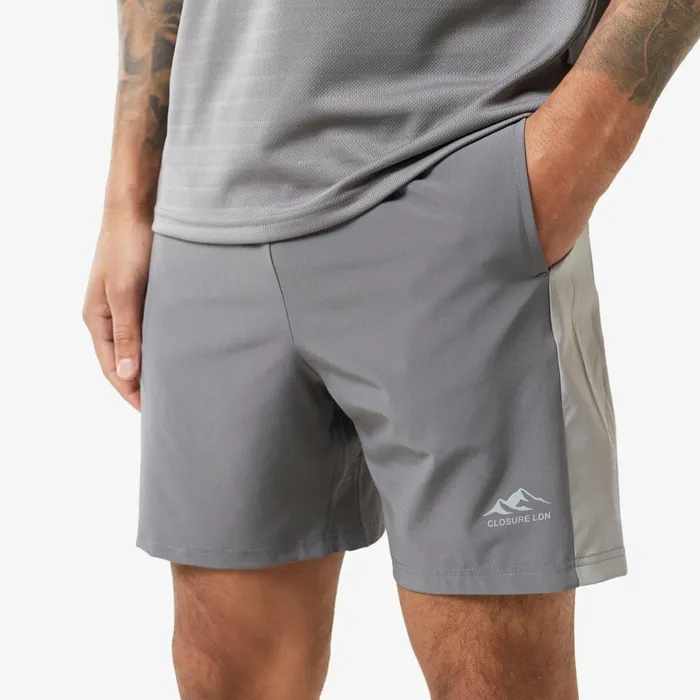 Closure London Core Cut and Sew Short Charcoal Grey Men Shorts