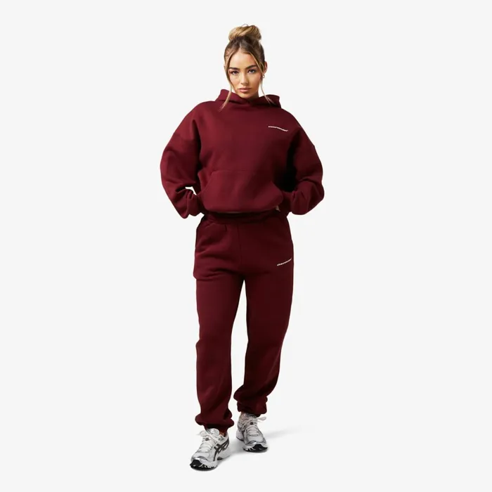 Closure London Core Logo Tracksuit Burgundy Women Tracksuits