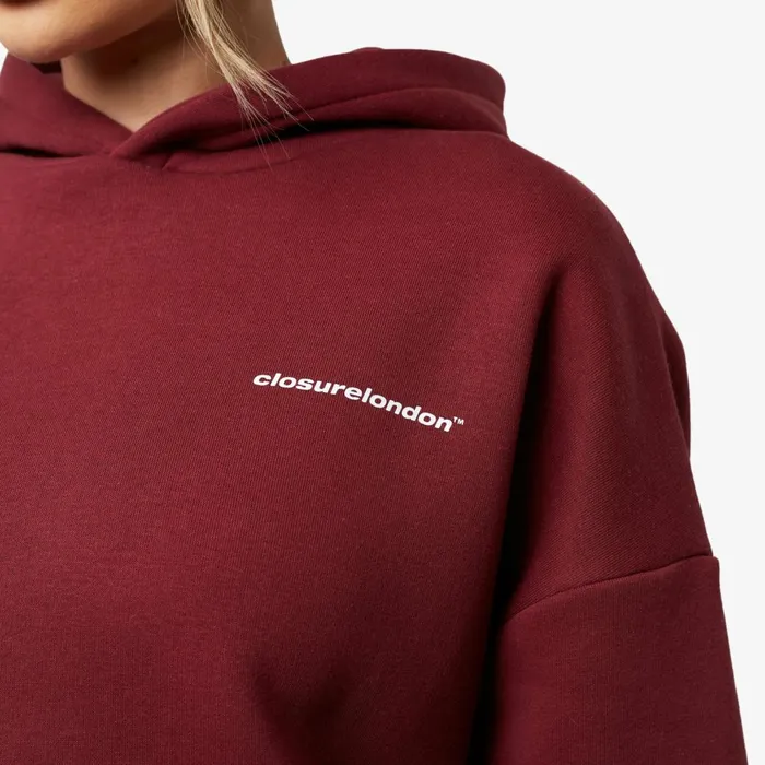 Closure London Core Logo Tracksuit Burgundy Women Tracksuits