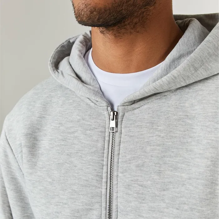 Closure London Relaxed Fit Full Zip Tracksuit Grey Marl Men Tracksuits