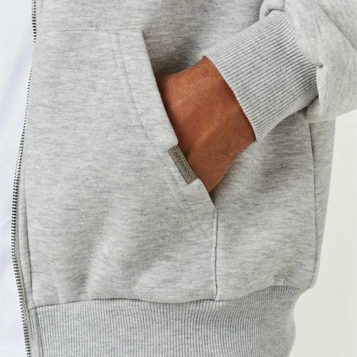 Closure London Relaxed Fit Full Zip Tracksuit Grey Marl Men Tracksuits