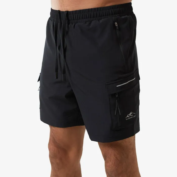 Closure London Tech Cargo Performance Short Black Men Shorts