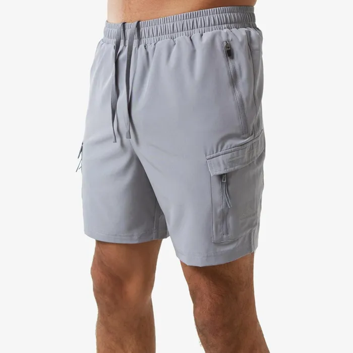 Closure London Tech Cargo Performance Short Mid Grey Men Shorts