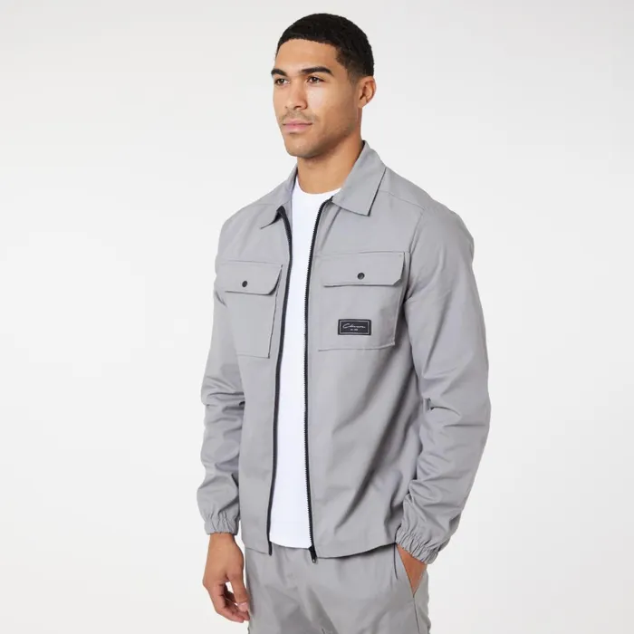 Closure London Utility Overshirt Ice Grey Men Overshirts