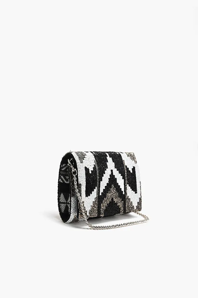 Clutches Women Ikat Noir Elegance Clutch America and Beyond