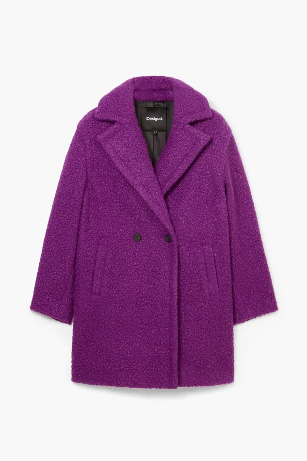 Coats And Jackets Women Desigual Long Coat Red