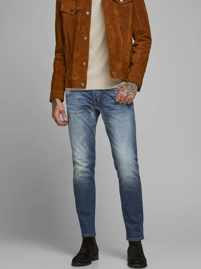 Comfort Jeans JACK and JONES Mens MIKE ORIGINAL GE 616 COMFORT FIT JEANS Blue Blue Denim Comfort Jeans JACK and JONES Mens MIKE ORIGINAL GE 616 COMFORT FIT JEANS Blue Blue Denim