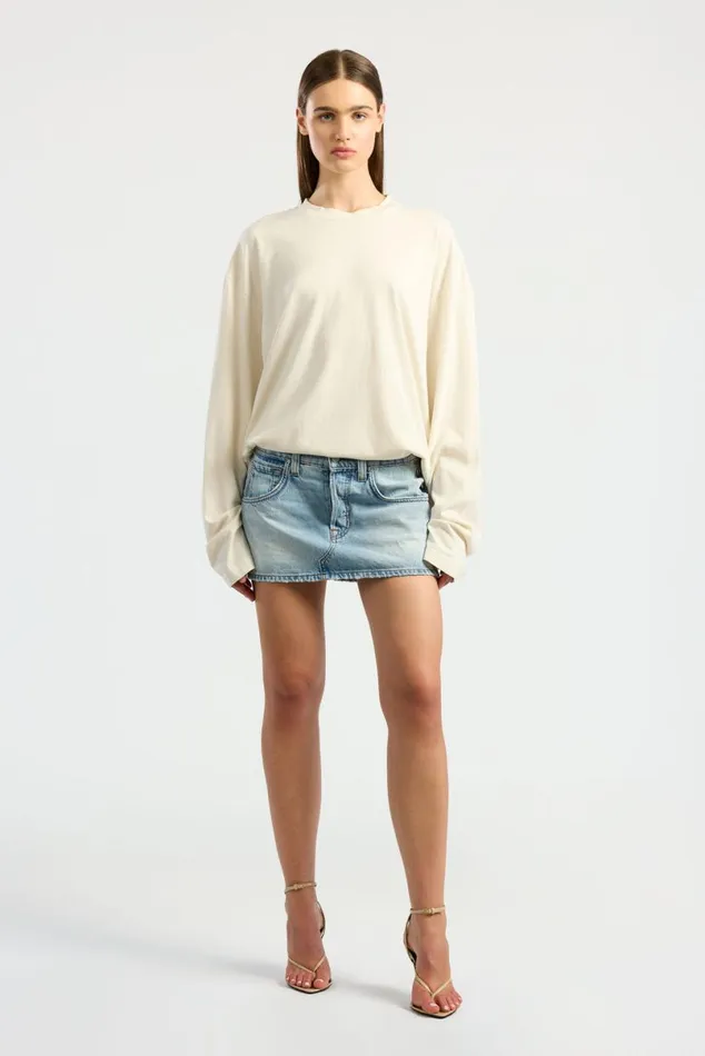 COTTON CITIZEN Bowie Shirt Vintage Bone Women Shirts COTTON CITIZEN Bowie Shirt Vintage Bone Women Shirts