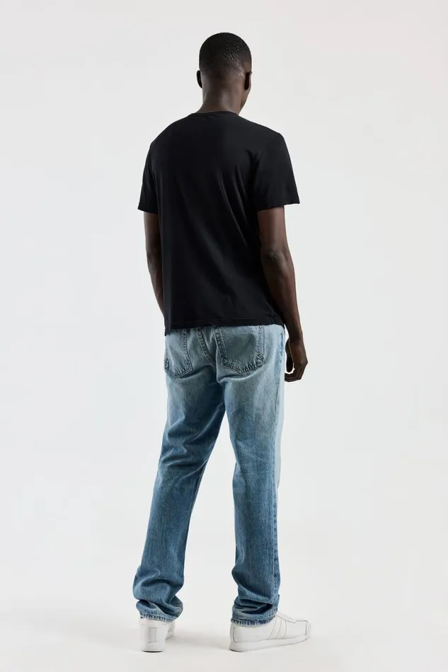 COTTON CITIZEN Classic Crewneck Tee Jet Black Men Tees COTTON CITIZEN Classic Crewneck Tee Jet Black Men Tees
