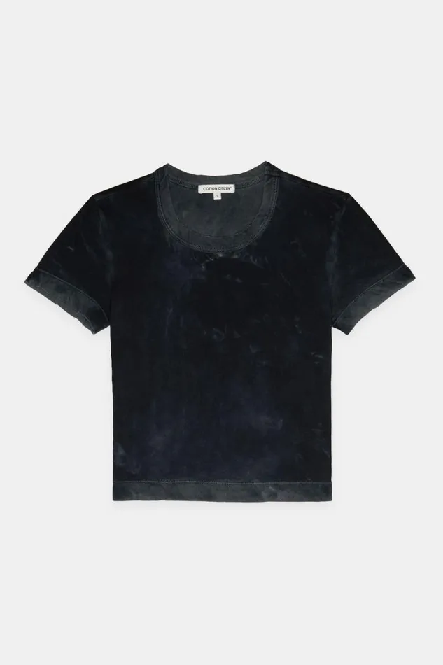 COTTON CITIZEN Standard Baby Tee Vintage Black Women Tees COTTON CITIZEN Standard Baby Tee Vintage Black Women Tees