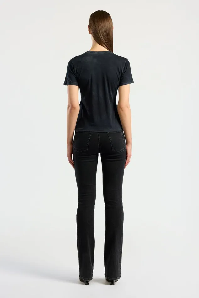 COTTON CITIZEN Standard VNeck Tee Vintage Black Women Tees COTTON CITIZEN Standard VNeck Tee Vintage Black Women Tees