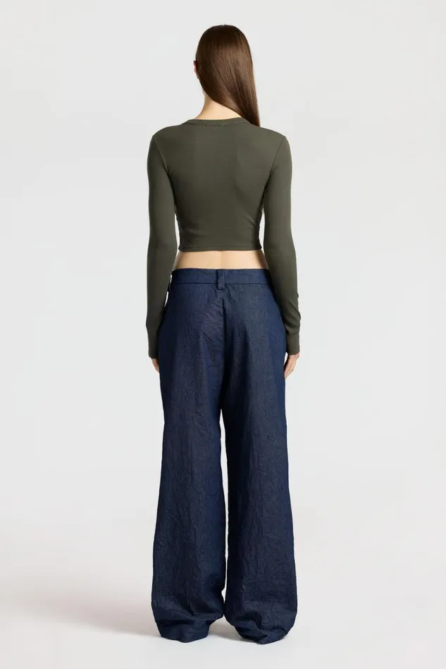 COTTON CITIZEN Verona Crop Shirt Alpine Women Shirts COTTON CITIZEN Verona Crop Shirt Alpine Women Shirts