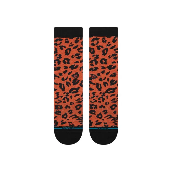 Cotton Crew Socks Spotted Out 8211 Black MenWomen Stance Crew