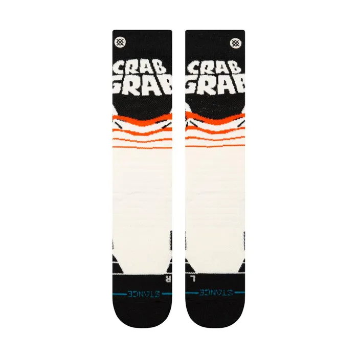 Crab Grab X Stance Medium Poly Snow Otc Socks Cream MenWomen Stance Over The Calf
